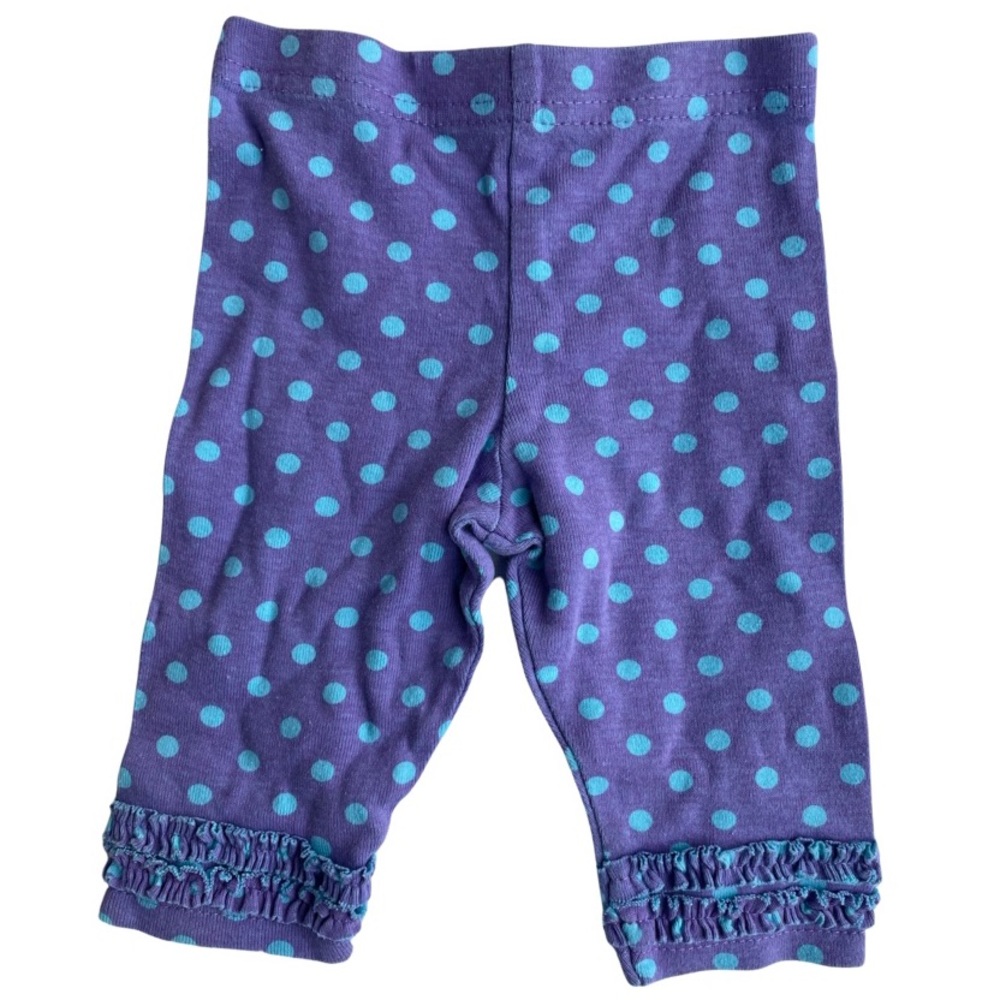 Gerber girl 0/3 months polka dots pants